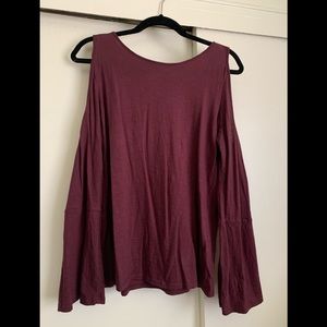 LOFT Open Shoulder Top